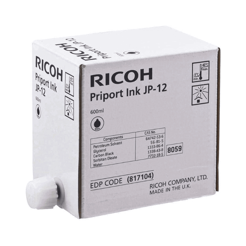 RICOH インク Ricoh Priport Ink JP-12 | Trinatech Toners and Printers