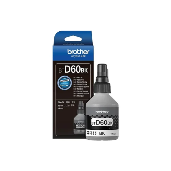 Brother BT-D60 BK Black High Yield Ink Bottle