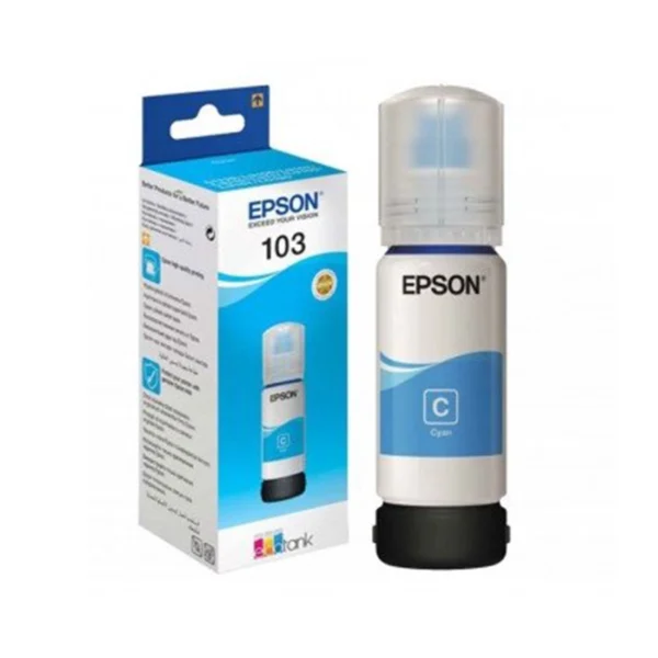 Epson 103 Ecotank Cyan Tank Ink Bottle 65ML