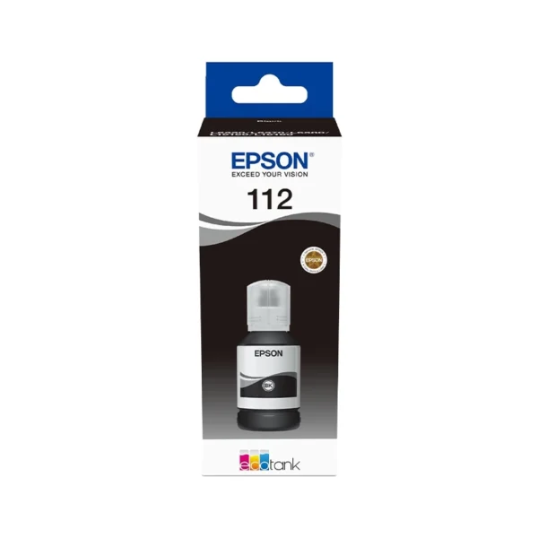 Epson 112 Ecotank Black Pigment Ink Bottle
