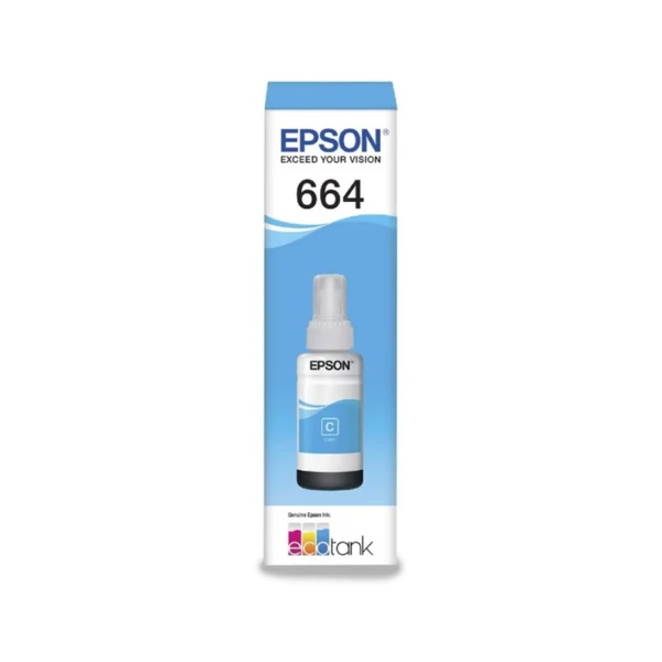 Epson 664 Cyan Ink Bottle 70ML (T6642)