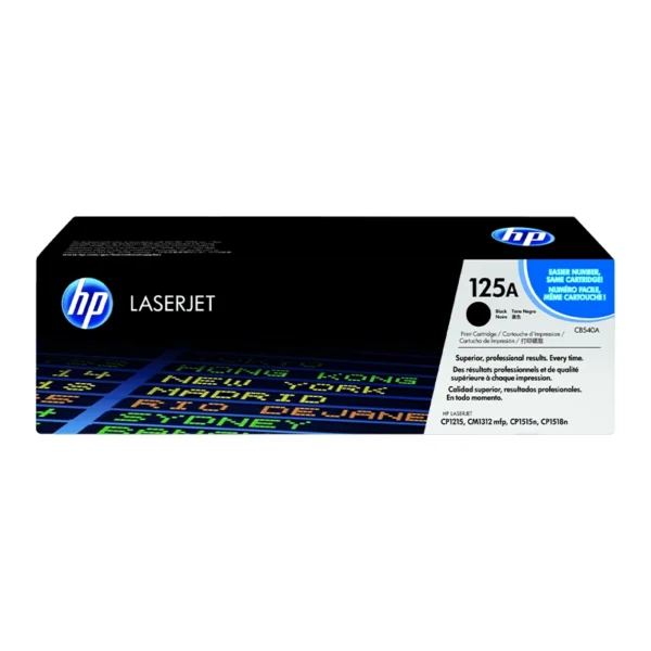 HP 125A Black Toner Laserjet Catridge (CB540A)