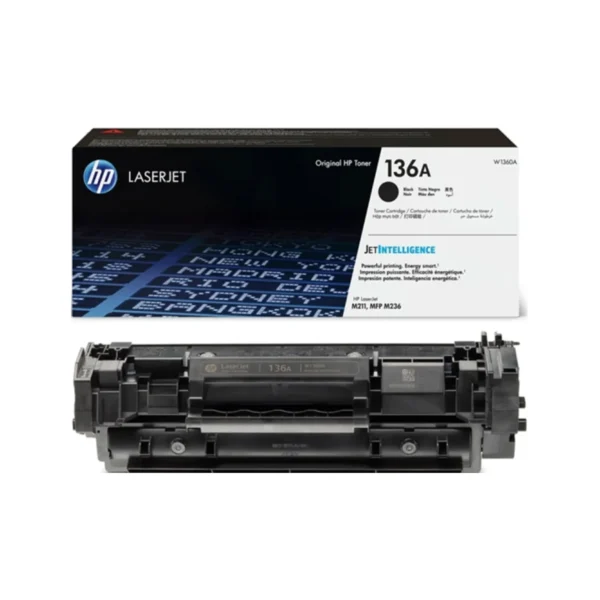 HP 136A Black Toner Laserjet Cartridge (W1360A)