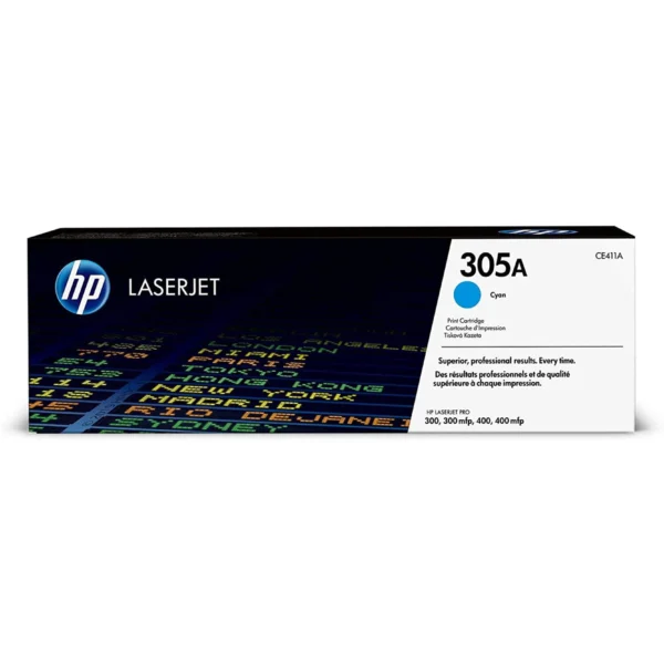HP 305A Cyan Toner Catridge (CE411A)