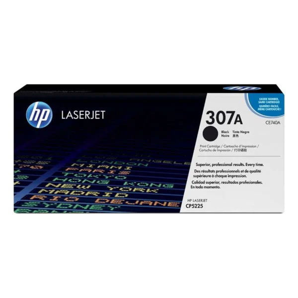 HP 307A Black Toner Laserjet Cartridge (CE740A)