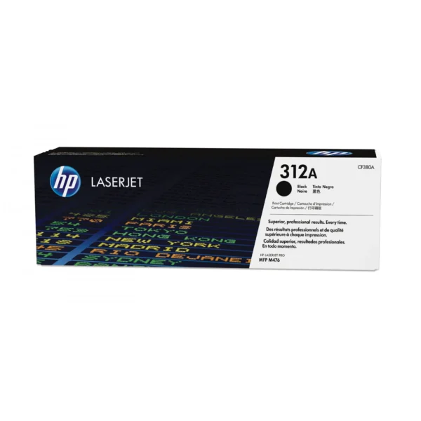 HP 312A Black Toner Original Laserjet Catridge (CF380A)