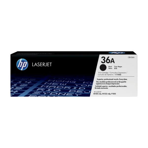 HP 36A Black Toner Laserjet Cartridge (CB436A)