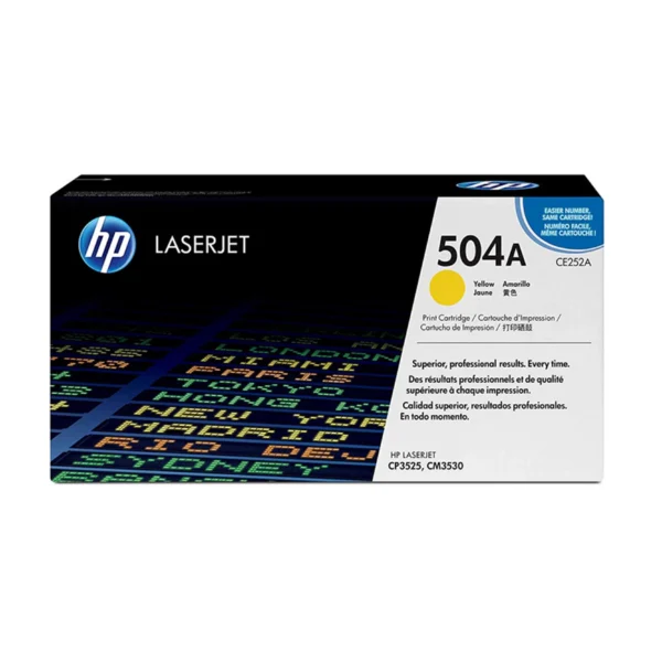 HP 504A Yellow Toner Original Laserjet (CE252A)