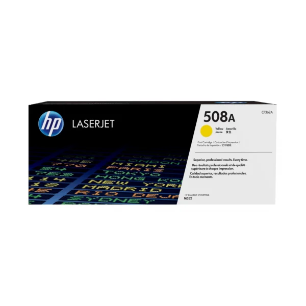 HP 508A Yellow Toner Laserjet Cartridge (CF362A)