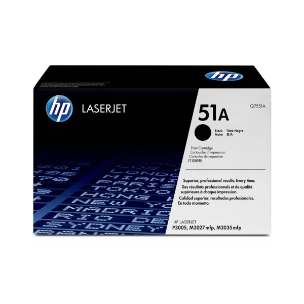 HP 51A Black Toner Original Laserjet (Q7551A)
