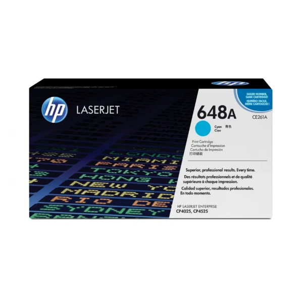 HP 648A Cyan Toner Laserjet Original Catridge (CE261A)