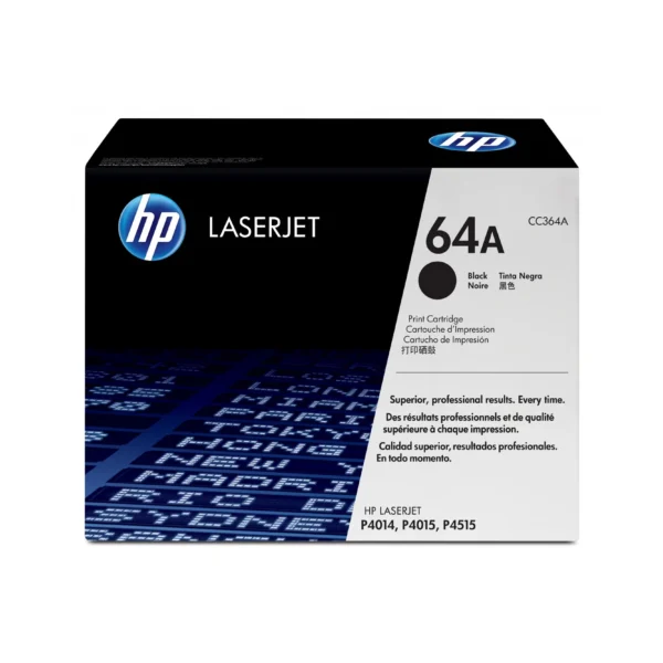 HP 64A Black Toner Original Laserjet Cartridge (CC364A)