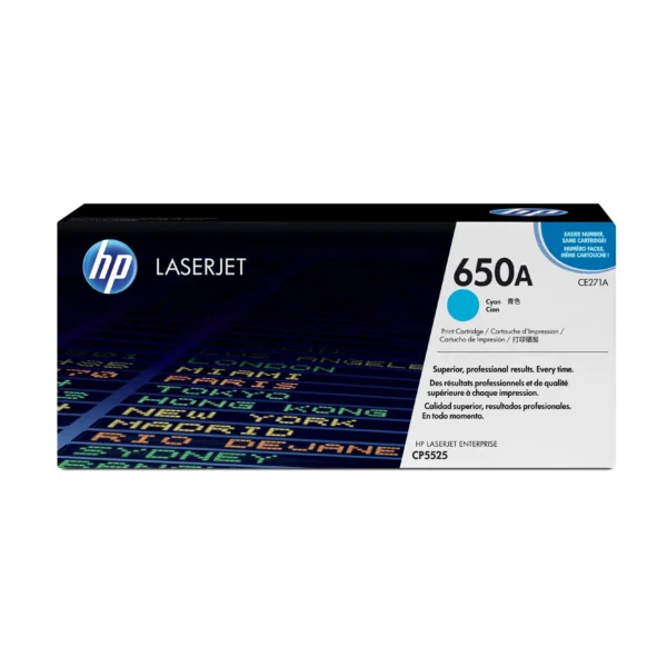 HP 650A Cyan Toner Original Laserjet (CE271A)