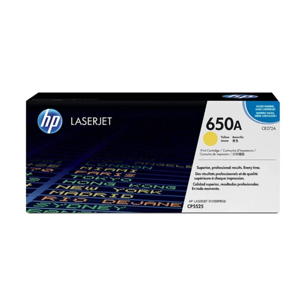 HP 650A Yellow Toner Original Laserjet (CE272A)