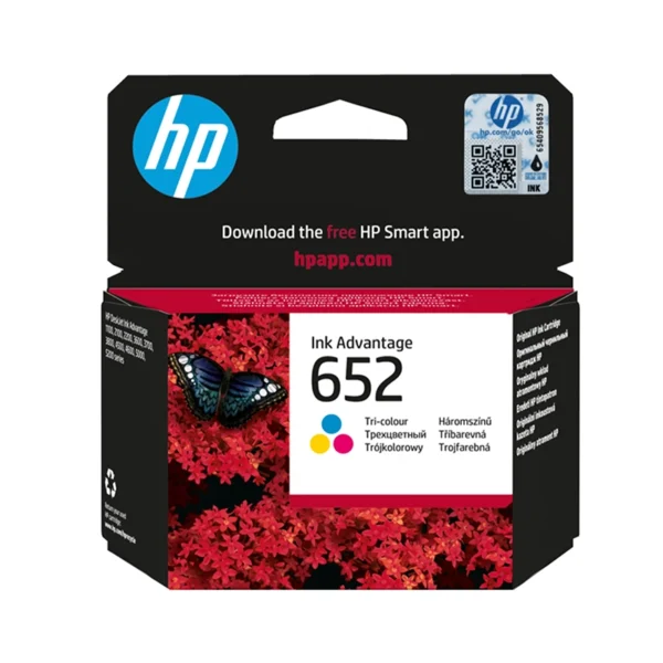 HP 652 Tri Color Ink Cartridge (F6V24AE)