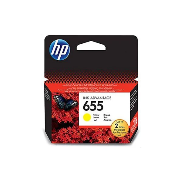 HP 655 Yellow Ink Original Cartridge (CZ112AE)