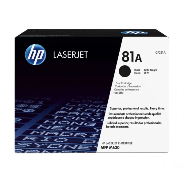HP 81A Black Toner Laserjet Catrigde (CF281A)