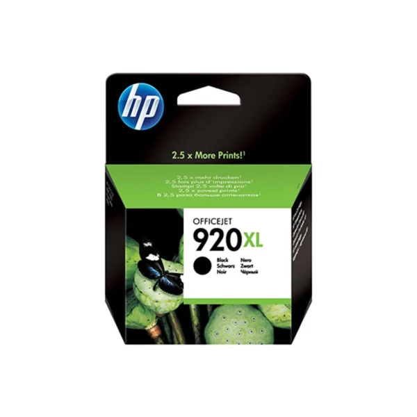 HP 920XL Black Cartridge High Yield Original Ink (CD975AA)