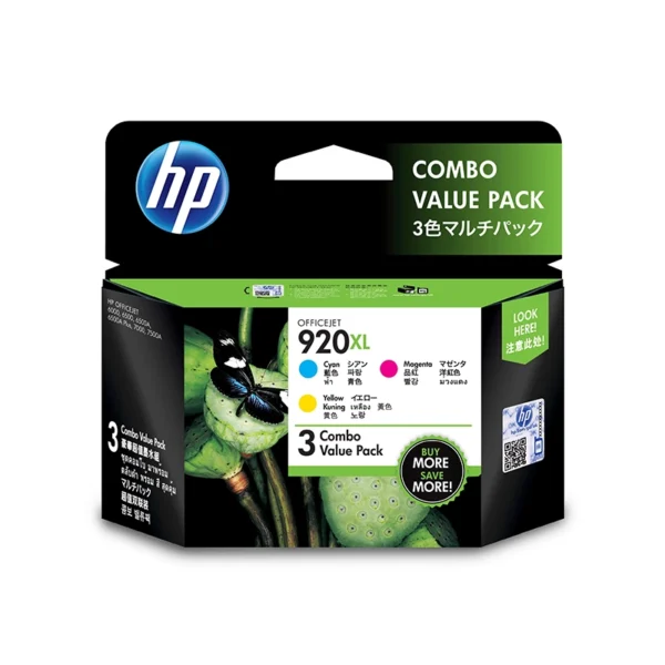HP 920XL High Yield Ink Cartridge Cmy Each