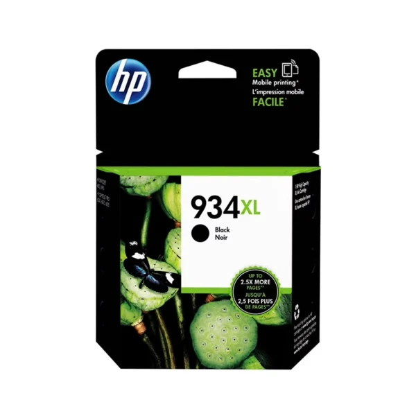 HP 934XL Black Ink High Yield Cartridge (C2P23AN)