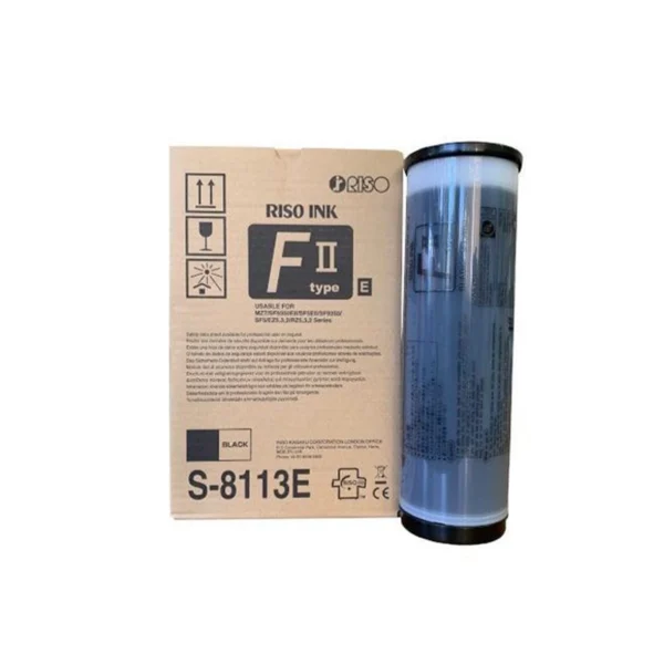 Riso S-8113E Ink For Risograph Black 1000ML